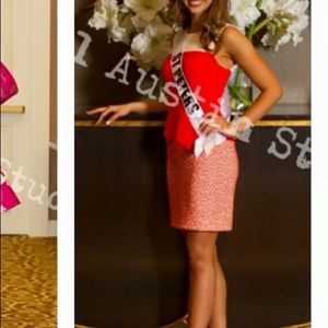 Orange Business Dress